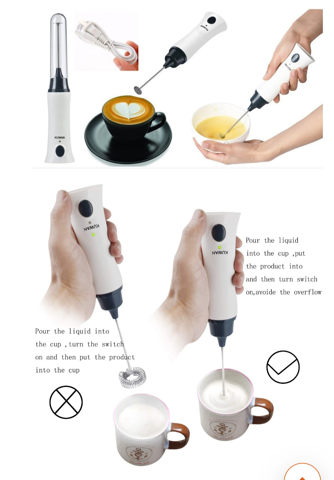 Rechargeable Coffee Beater